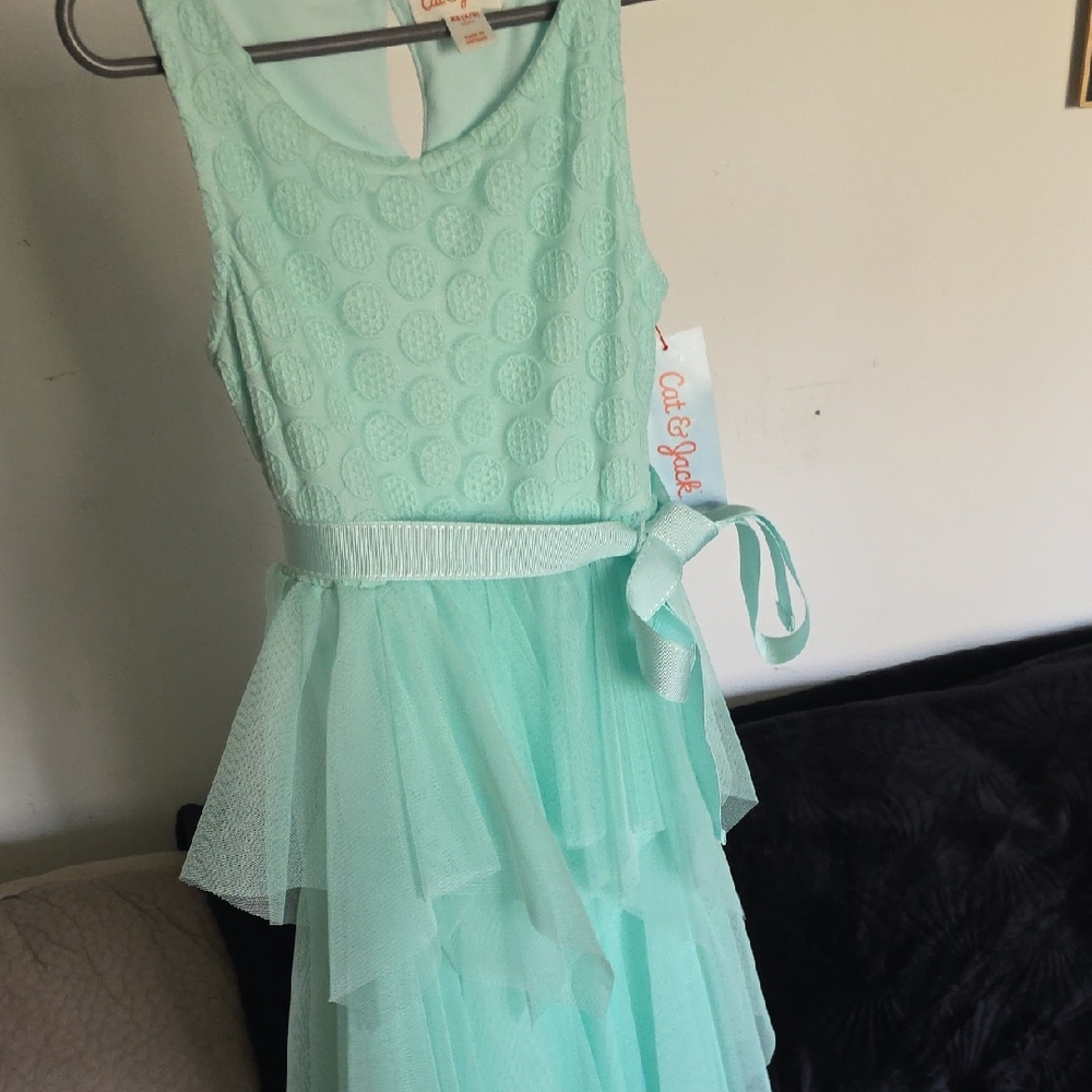 💚5/$20💚Cat & Jack Mint Green Layered Tulle Party Dress